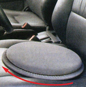 Image of the padded swivel cushion.