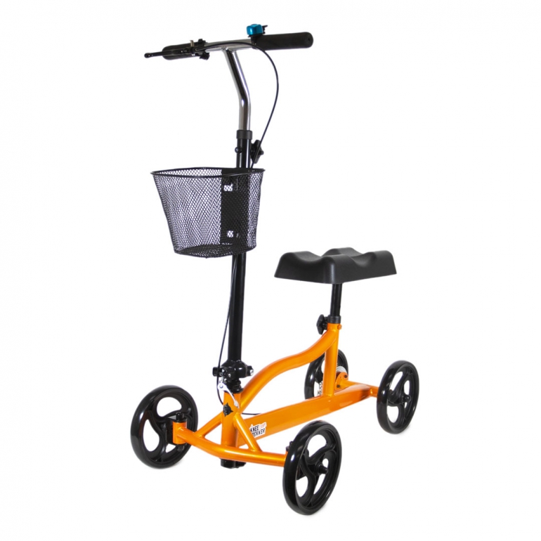 Excape Knee Walker w. Basket, sunkissed metallic orange colour