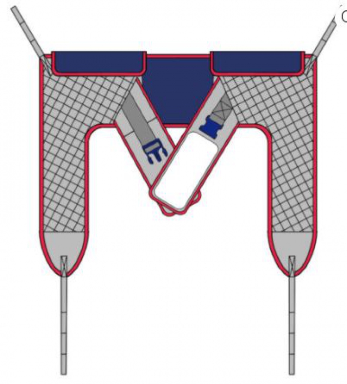 Replacement Access Quilted Sling- Silvalea