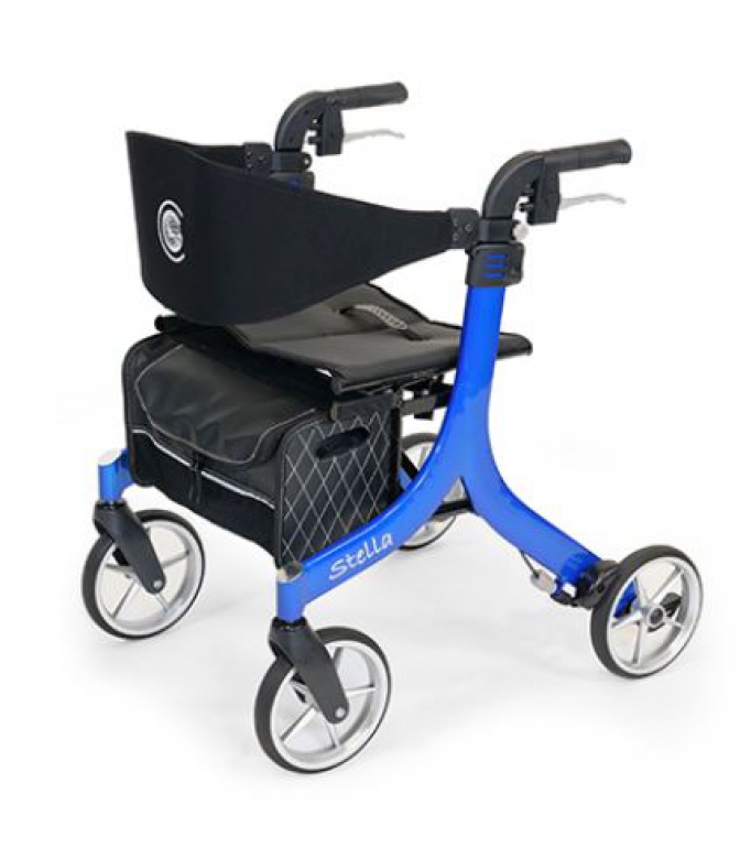 Stella Rollator Blue Photos