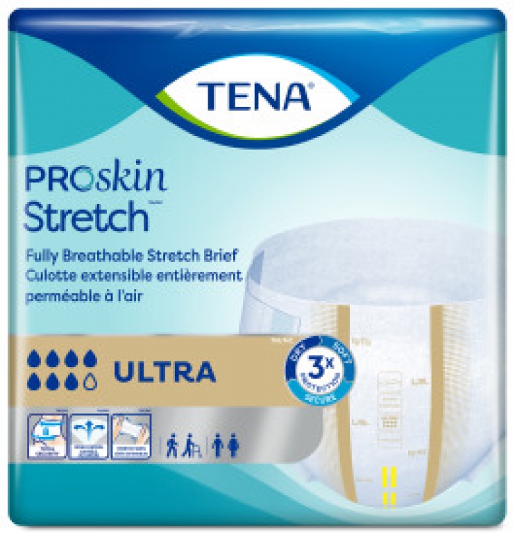 TENA ProSkin™ Stretch Ultra Incontinence Brief, Heavy Absorbency,