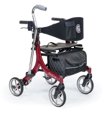 Stella Rollator Burgandy Stella Rollator Burgandy photos