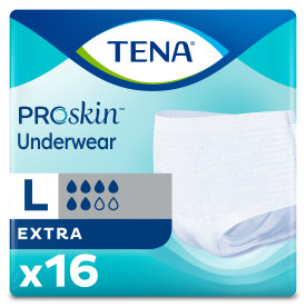 TENA ProSkin™ Extra Protective Incontinence Underwear, Moderate Absorbency, Unisex, Large TENA ProSkin™ Extra Protective Incontinence Underwear, Moderate Absorbency, Unisex, Large