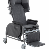 The Broda Midline Positioning Wheelchair in a basic configuration