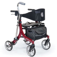 Stella Rollator Burgandy thumbnail Stella Rollator Burgandy photos thumbnail