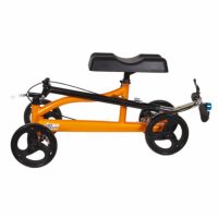 Excape Knee Walker folded thumbnail Excape Knee Walker folded, sunkissed metallic orange colour thumbnail