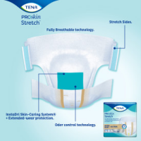 TENA ProSkin™ Stretch Ultra Incontinence Brief, Heavy Absorbency, 4 thumbnail