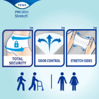 TENA ProSkin™ Stretch Ultra Incontinence Brief, Heavy Absorbency, 3 thumbnail