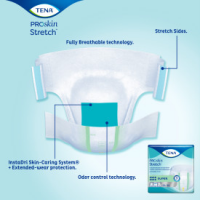 TENA Stretch™ Ultra Briefs offer users comfortable protection for moderate to heavy bladder and/or bowel incontinence. 5 thumbnail
