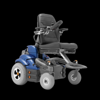 The Permobil K450 MX pediatric power wheelchair with the seat at regular height thumbnail