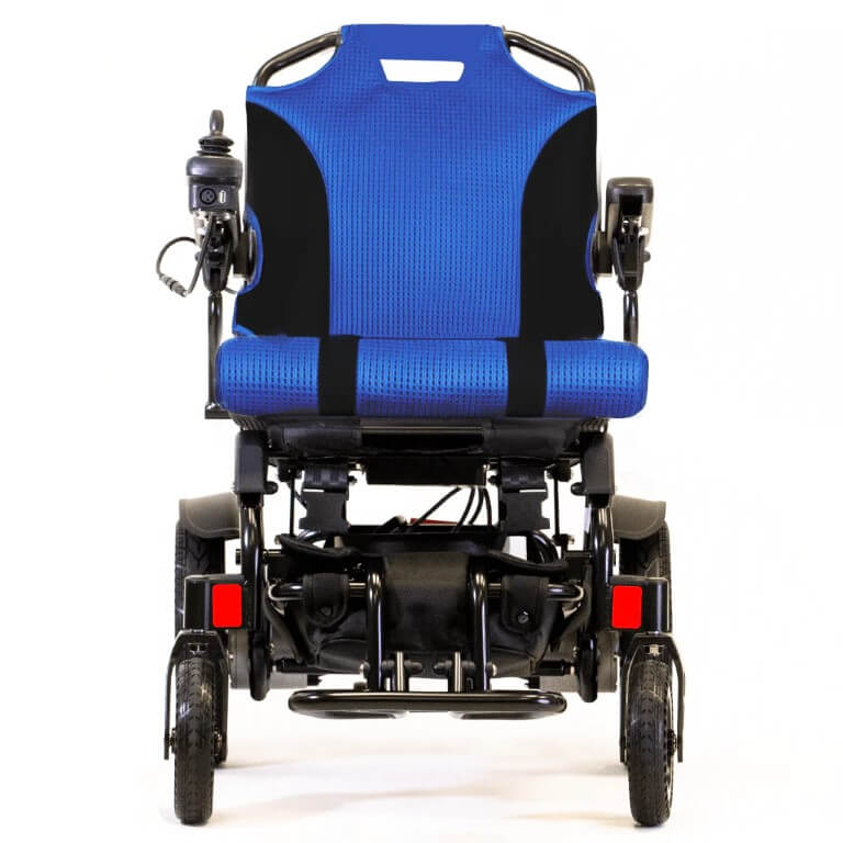 Travel Buggy VISTA in Blue, viewed from the front