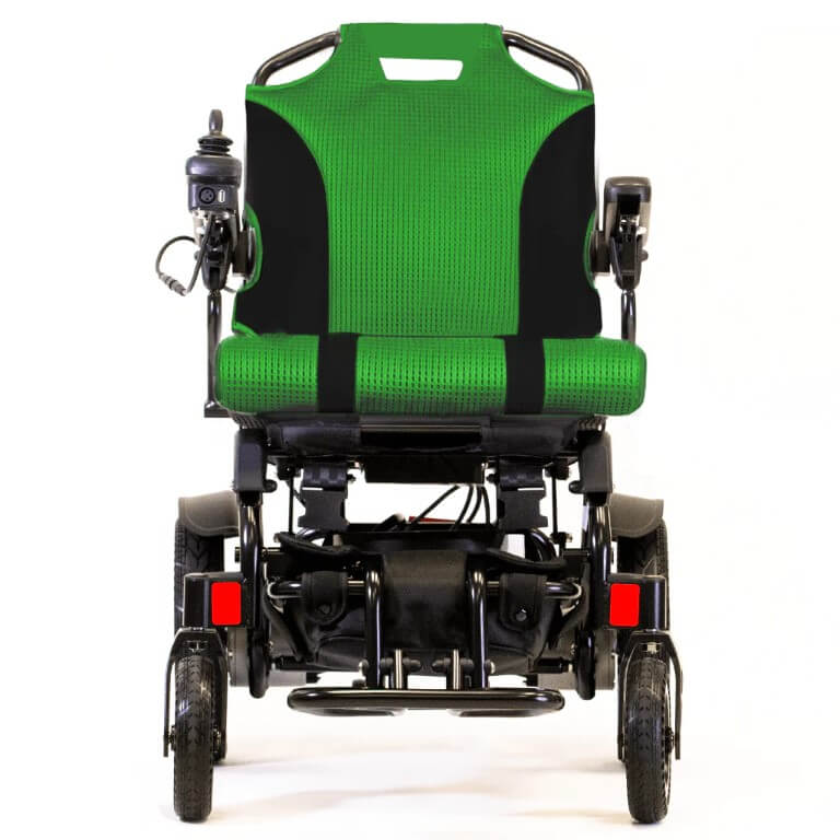 Travel Buggy VISTA in Green, viewed from the front