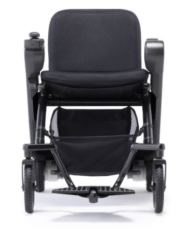 WHILL Model F from the front The WHILL Model F shown from the front