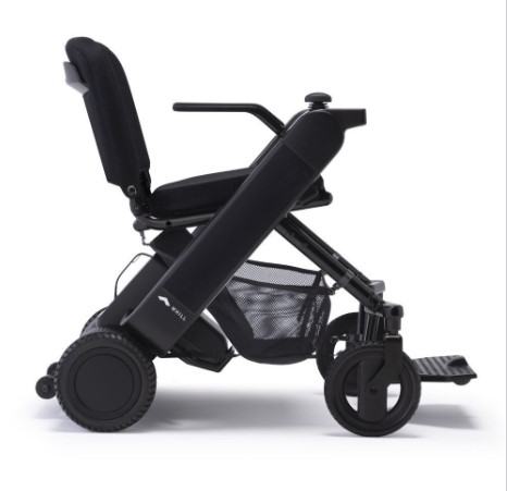 The WHILL Model F Wheelchair in black